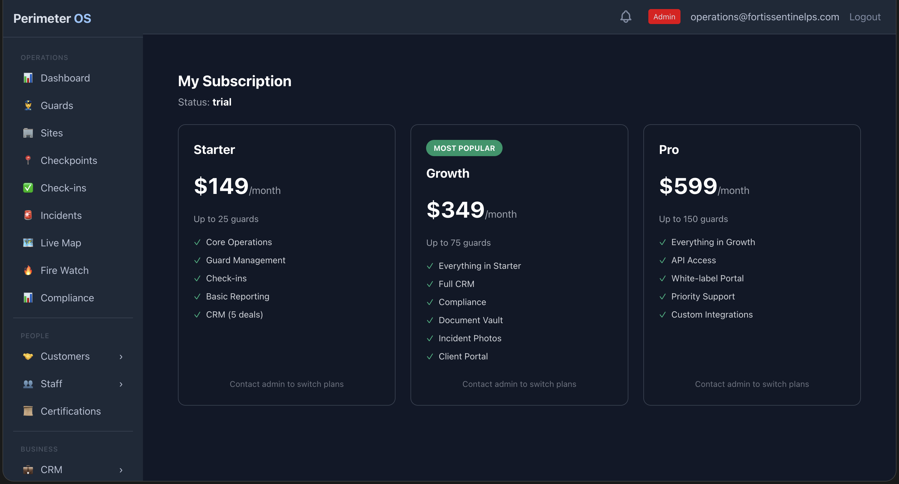 Subscription Pricing